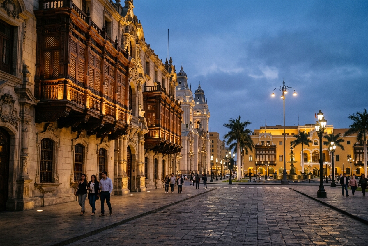 Tour a la ciudad de Lima colonial y moderna